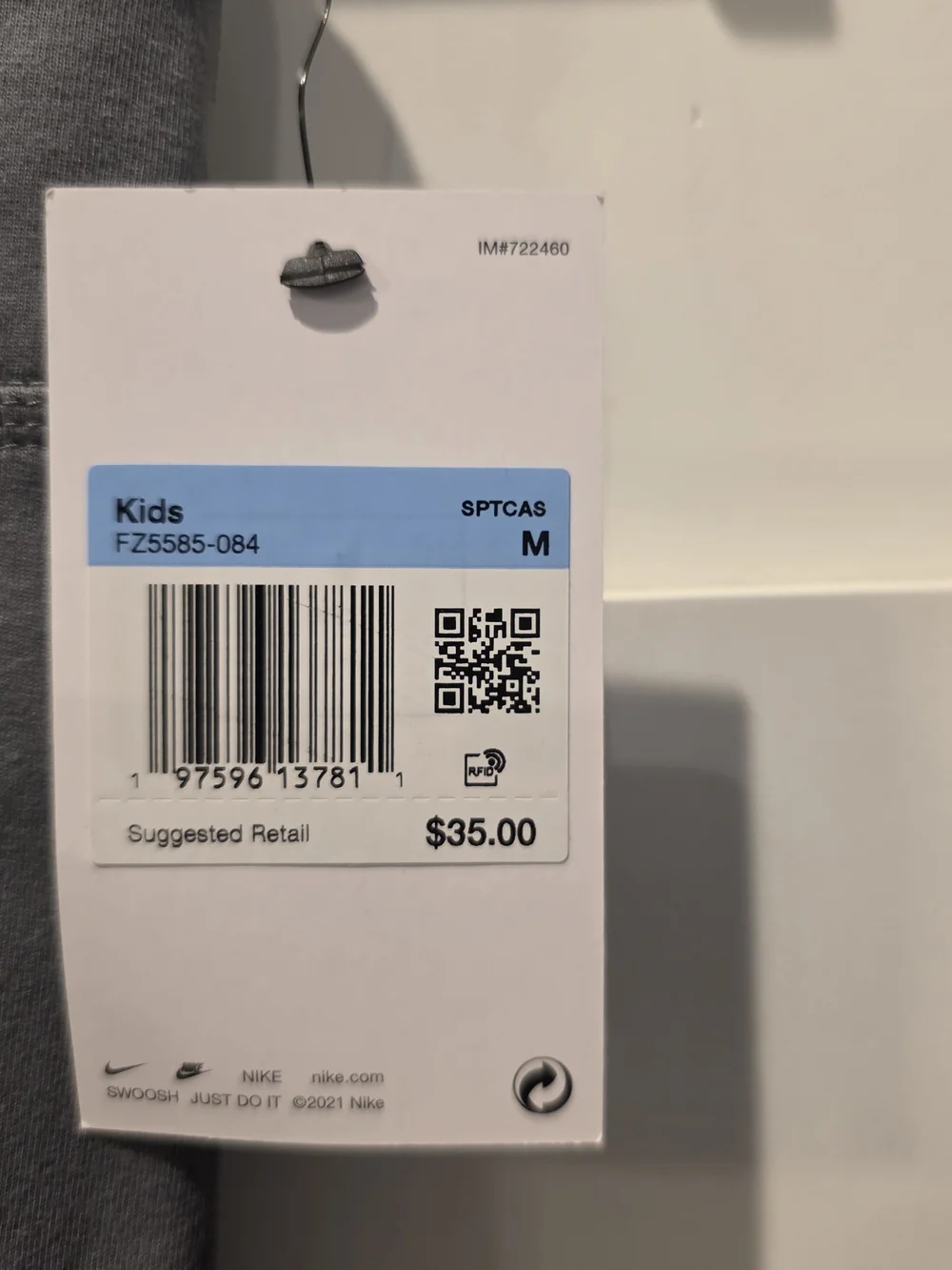 Nike Girl's Flare Leg Leggings NEW Gray High Rise Youth Kids Y2K